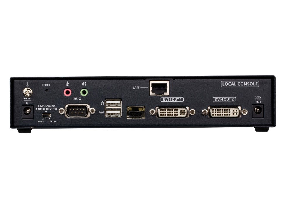 Aten DVI Dual Display KVM over IP Transmitter With SFP Fibre Optic network Connection - Image 2