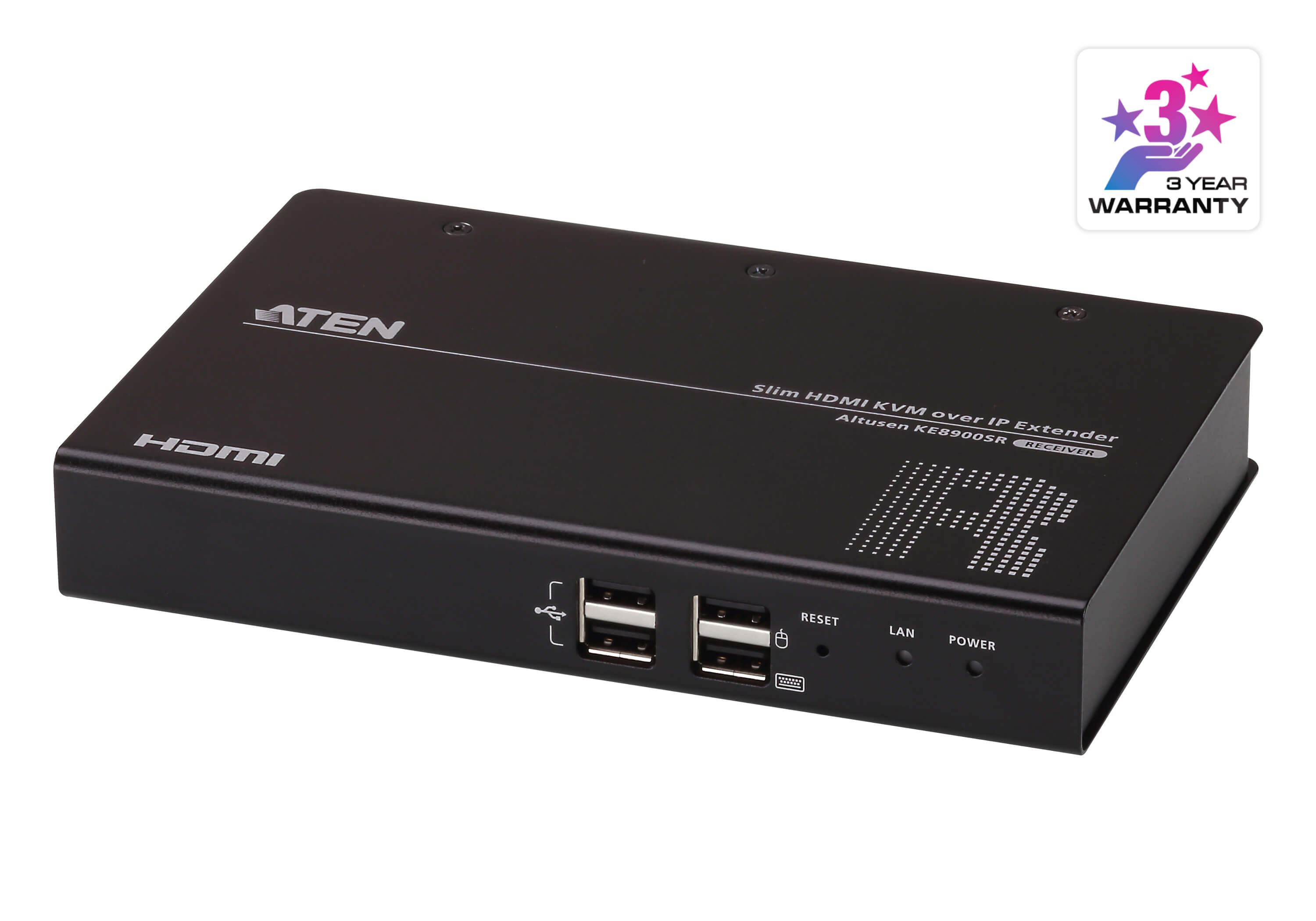 Aten HDMI Slim KVM over IP Receiver, supports up to 1920 x 1200 @ 60 Hz - Image 5