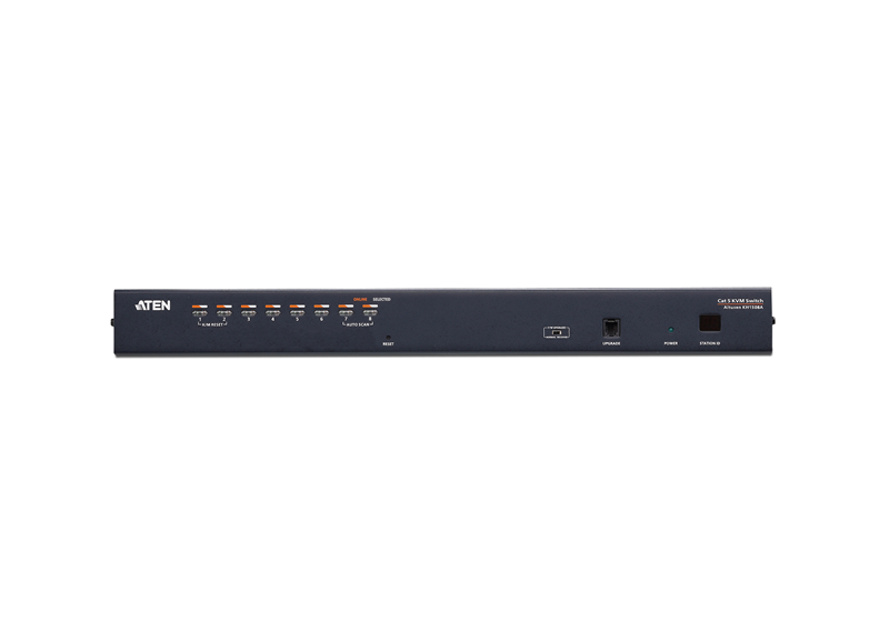 Aten Rackmount KVM Switch 1 Console 8 Port Multi-Interface Cat 5, KVM Cables NOT Included, Daisy Chainable for up to 256 Devices, - Image 3