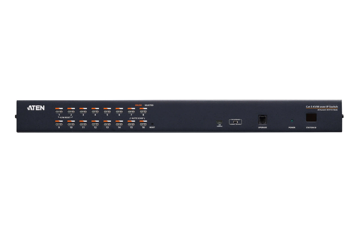 Aten 16-Port Cat 5 KVM over IP Switch with Daisy-Chain Port - Image 1