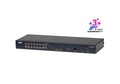 Aten Rackmount KVM Switch 2 Console 16 Port Multi-Interface Cat 5, KVM Cables NOT Included, Daisy Chainable for up to 256 Devices, - Image 1