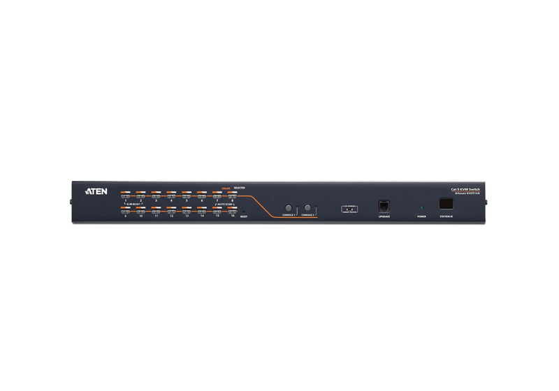 Aten Rackmount KVM Switch 2 Console 16 Port Multi-Interface Cat 5, KVM Cables NOT Included, Daisy Chainable for up to 256 Devices, - Image 3