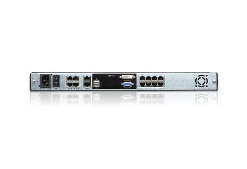 Aten 8 Port Dual Rail CAT5 19" LCD KVM over IP Switch, - Image 2