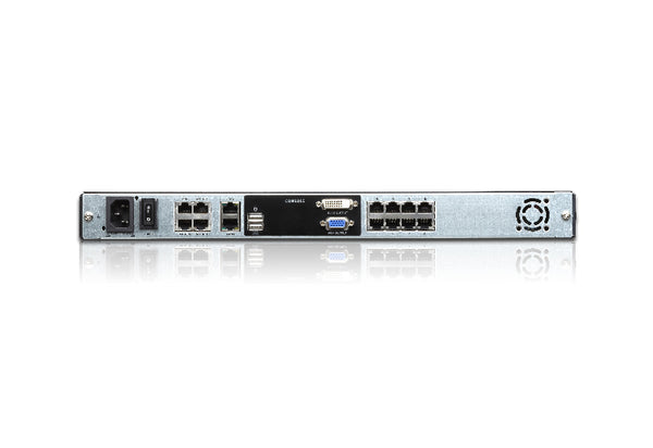 Aten 8 Port Dual Rail CAT5 19" LCD KVM over IP Switch,