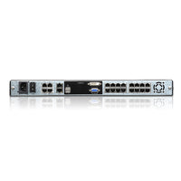 Aten 16 Port Dual Rail CAT5 LCD KVM over IP Switch 19" LED-Backlit LCD Monitor, Touchpad PS/2-USB Local/Remote Share Acess, Multi-interface, Rackmount - Image 2