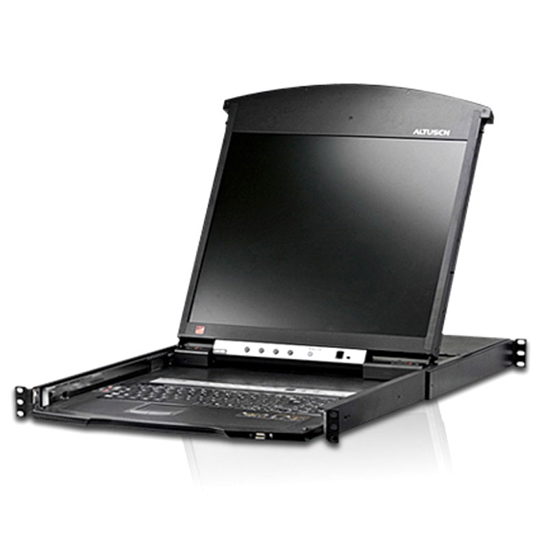 Aten 8 Port Dual Rail CAT5 LCD KVM over IP Switch w/ Daisy Chain 19" LED-Backlit LCD Monitor,Touchpad, PS/2-USB, Local/Remote Share Access, Rackmount - Image 5