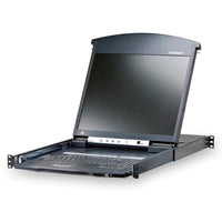 Aten 16 Port Rackmount USB-PS/2 Cat5 17' LCD KVM Over IP Switch with Daisy Chain - Image 1