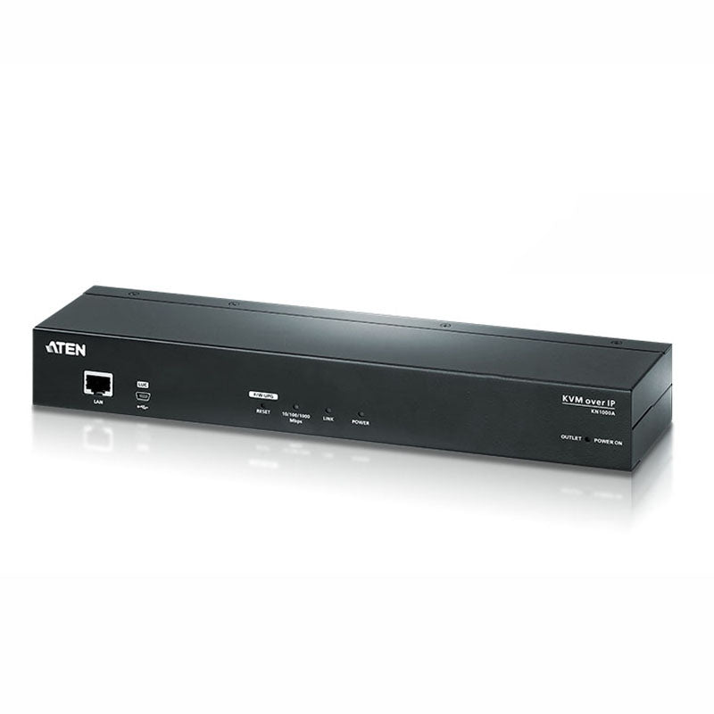 Aten 1-Port KVM Over IP, 1-Port PDU, 1-Port Serial over IP - 1 local/remote user access - Image 1