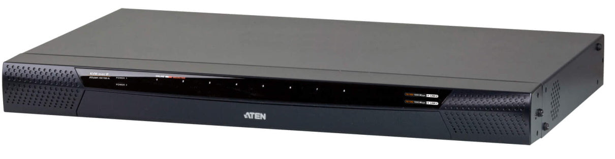 Aten 8 Port KVM Over IP, 1 local/1 remote user access. Support 1920x1200 - Image 1