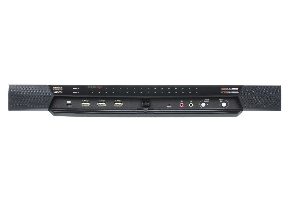 Aten 1-Local/2-Remote Access 32-Port Multi-Interface Cat 5 KVM over IP Switch - Image 2