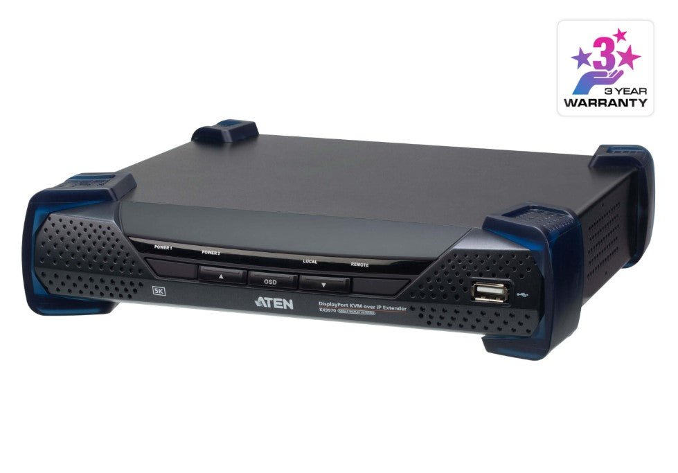 Aten 5K DisplayPort KVM over IP Receiver with Boundless Switching and Support for Video Walls - Image 1
