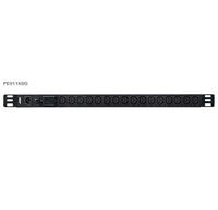Aten 0U Basic PDU with Surge Protection, 16x IEC Sockets, 10A Max, 100-240VAC, 50-60HZ, Overcurrent protection, Aluminum material - Image 2