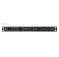 Aten 1U Basic PDU 10x Outlets with Surge Protection,18 x IEC C13, 10A Max, 100-240VAC, 50-60 Hz,  Overcurrent protection, Aluminum material - Image 3