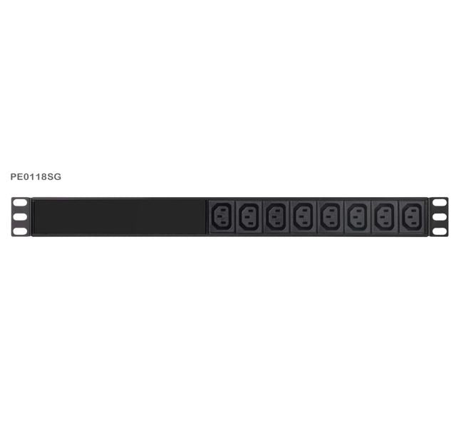 Aten 1U Basic PDU 10x Outlets with Surge Protection,18 x IEC C13, 10A Max, 100-240VAC, 50-60 Hz,  Overcurrent protection, Aluminum material - Image 2