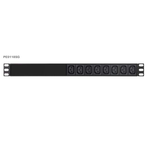 Aten 1U Basic PDU 10x Outlets with Surge Protection,18 x IEC C13, 10A Max, 100-240VAC, 50-60 Hz,  Overcurrent protection, Aluminum material - Image 2