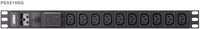 Aten 10-Port 15A Power Distrubition Unit - Basic PDU, 1U Rack Mount Design, 10x C13 AC Outputs, Overload protection (PE0210SG) - Image 1