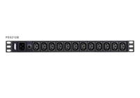 Aten 12-Port 15A Power Distriubiton Unit - Basic PDU, 1U Rackmount Design 12x C13, Overload protection - Image 2