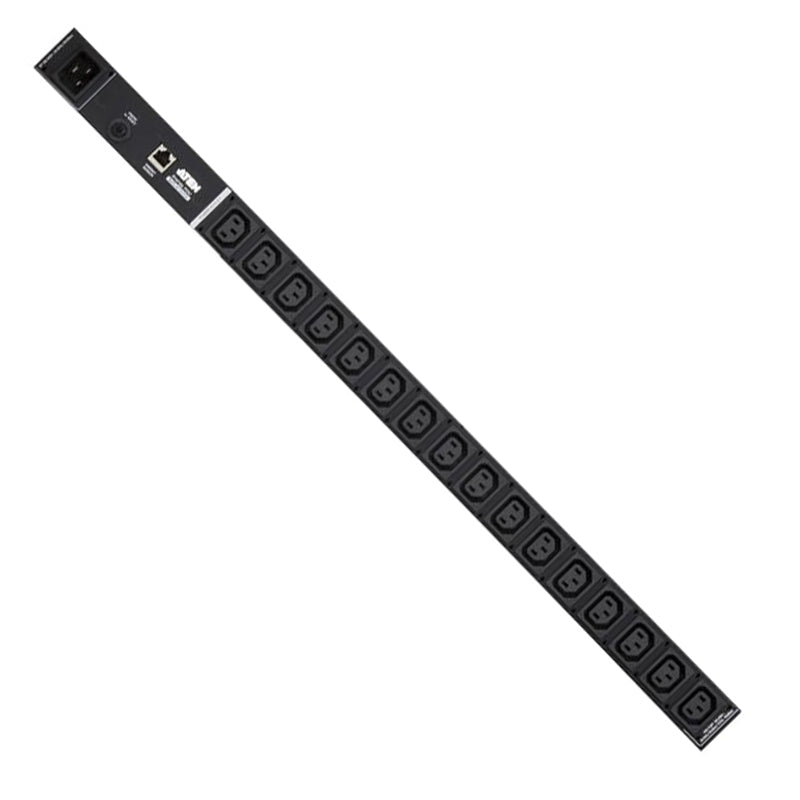 Aten 16-Port 16A Port Power Distribution Unit - PDU, 0U Rack Mount Design, 16x C13 AC Outlets (PE1216G) - Image 1