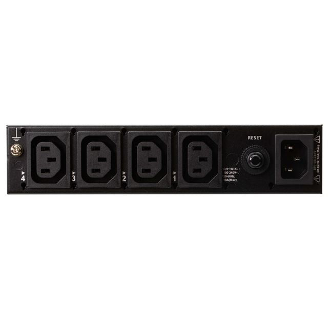 Aten 4 Port 1U 10A Smart PDU with outlet control, 4xC13 Outlets, 100 - 240 VAC, Two-level password security, Remote authentication support: RADIUS - Image 2