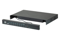 ATEN 16A 8-Outlet 1U Metered & Switched eco PDU, Detachable front panel fits 19” racks with different depths, Supports RS-232 port - Image 3