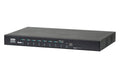 ATEN 16A 8-Outlet 1U Metered & Switched eco PDU, Detachable front panel fits 19” racks with different depths, Supports RS-232 port - Image 1