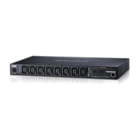 Aten 8-Port 10A Eco Power Distribution Unit with Port Monitor - PDU over IP, 1RU Rack Mount Design, Control and Monitor Power Status (PE8108G) - Image 1
