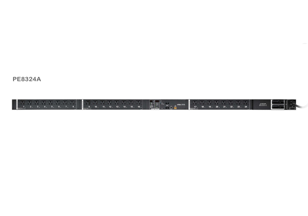 Aten 24 Port 0U eco PDU over IP - 32A Input with outlet level metering and switching feature - Image 1