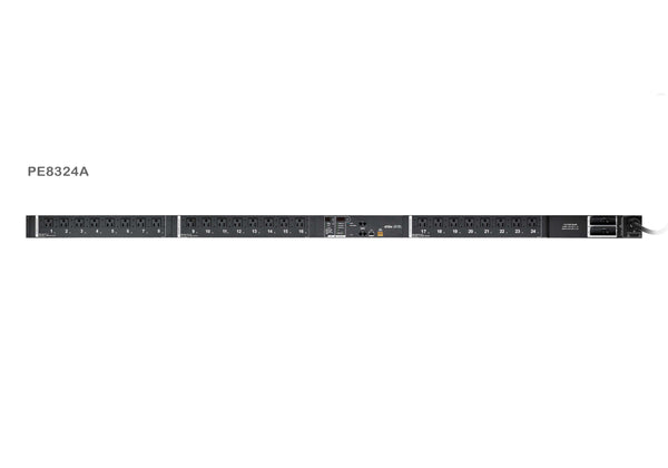 Aten 24 Port 0U eco PDU over IP - 32A Input with outlet level metering and switching feature
