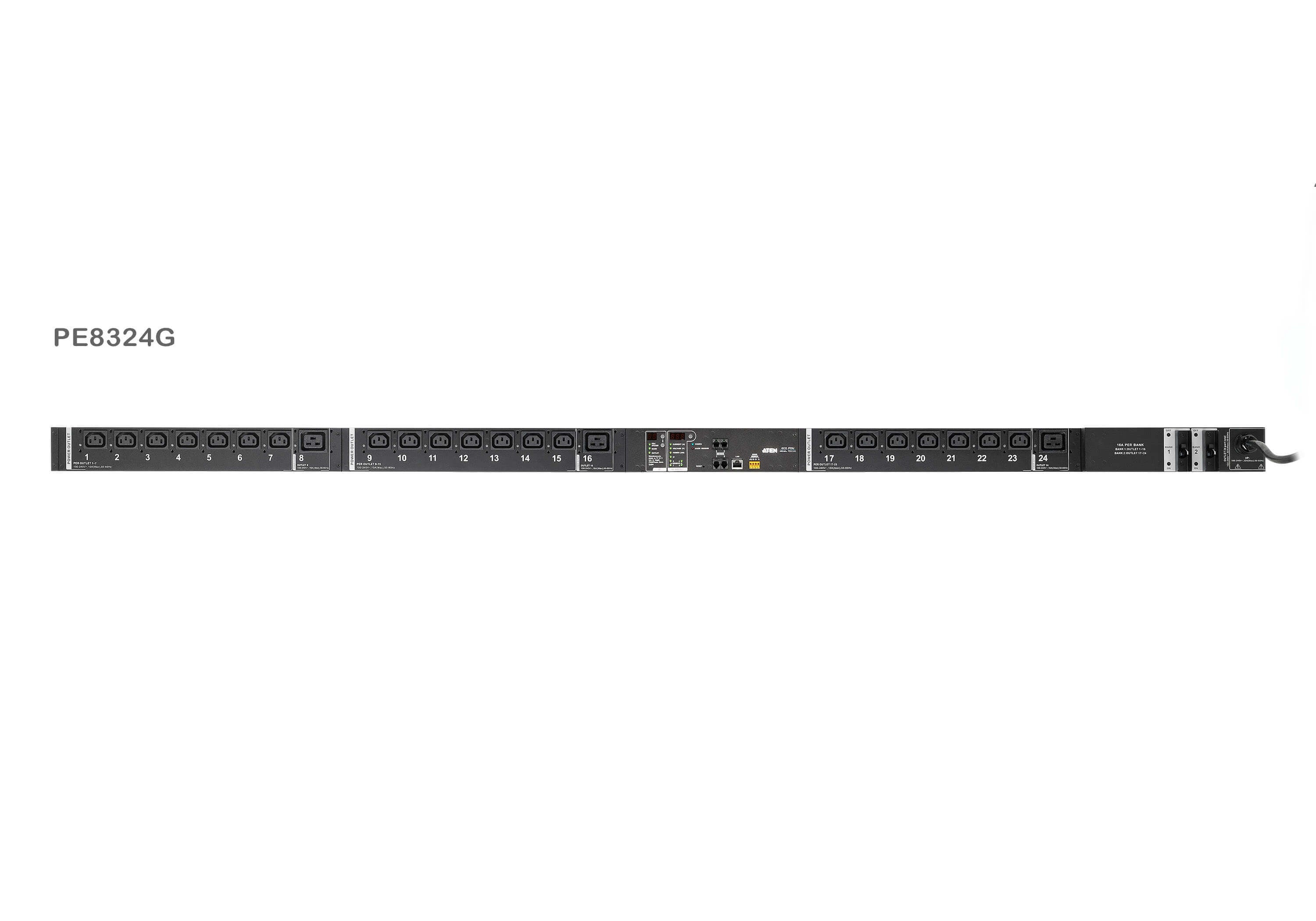 Aten 24 Port 0U eco PDU over IP - 32A Input with outlet level metering and switching feature - Image 3