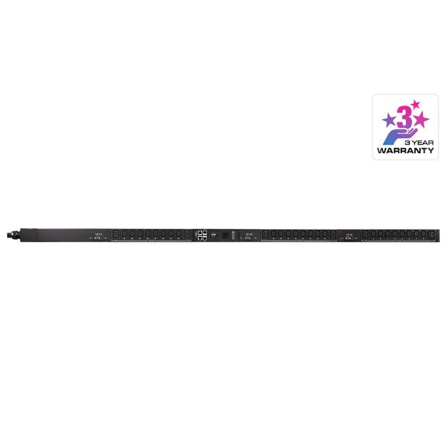 Aten 32A 30-Outlet 3-Phase Switched eco PDU with Dual Ethernet port supporting 1Gbps - Image 1