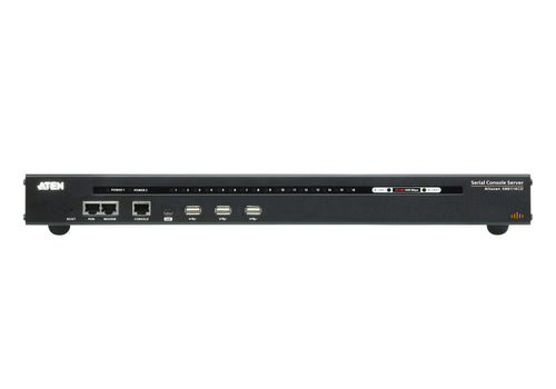 Aten 16 Port Serial Console Server over IP with dual AC Power, directly connect to Cisco switches without rollover cables, dual LAN Support - Image 2