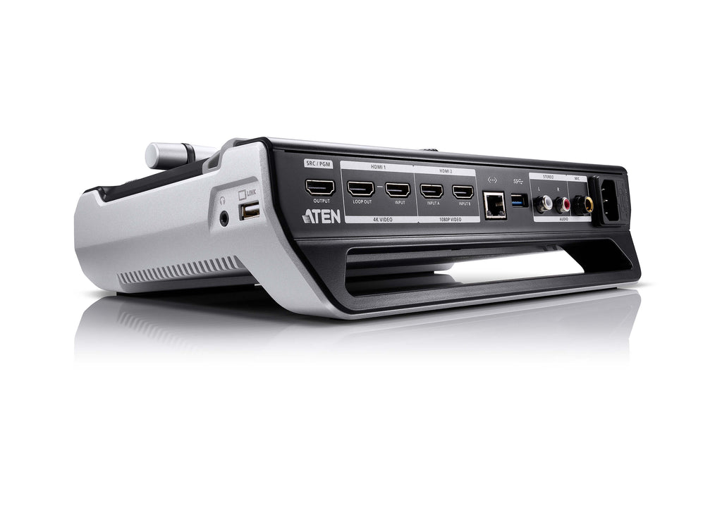 Aten StreamLIVE HD All-in-one Multi-Channel AV Mixer, Fanless Quiet Operation, 1080p Recording, Compact Mixer Control Panel, Ideal For Mobile Streamer - Image 1