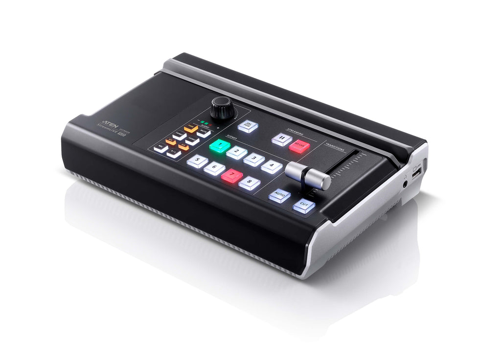 Aten StreamLIVE HD All-in-one Multi-Channel AV Mixer, Fanless Quiet Operation, 1080p Recording, Compact Mixer Control Panel, Ideal For Mobile Streamer - Image 2