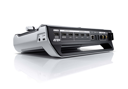 Aten UC9040 StreamLIVE™ PRO All-in-one Multi-channel AV Mixer. Preset up to 8 scenes, DVE video transition effects, a storyboard like management - Image 2