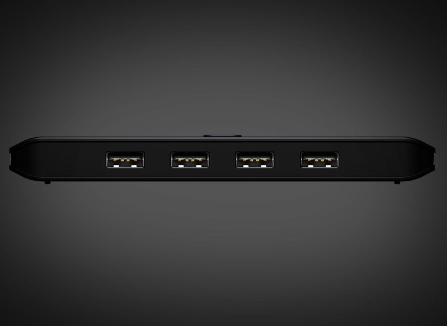 Aten Essential 2x4 USB 2.0 Sharing Switch, Sharing of four USB peripherals at 480 Mbps between two PCs at a press of the pushbutton. - Image 2