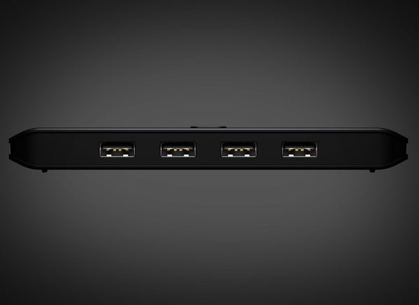 Aten Essential 2x4 USB 2.0 Sharing Switch, Sharing of four USB peripherals at 480 Mbps between two PCs at a press of the pushbutton.