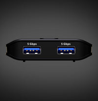 Aten Essential 2x2 USB 3.2 Gen 1 Sharing Switch, Sharing of two USB peripherals at blazing-fast 5 Gbps between two PCs at a press of the pushbutton. - Image 2