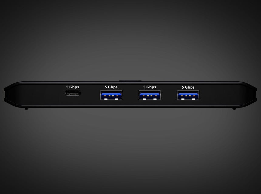 Aten Essential 2x4 USB 3.2 Gen 1 Sharing Switch, Sharing of four USB peripherals at blazing-fast 5 Gbps between two PCs / pushbutton or Remote - Image 2