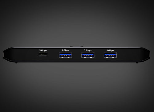 Aten Essential 2x4 USB 3.2 Gen 1 Sharing Switch (Host Type: A+C), USB Type-C host, 5 Gbps data transfer, Quick switch via pushbutton or Remote - Image 2