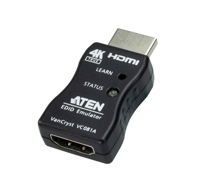 Aten VC081A True 4K HDMI EDID Emulator Adapter, Superior video quality up to 3840 x 2160 @ 60Hz (4:4:4), LED indicators, Powered by HDMI Source - Image 2