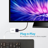 Aten DisplayPort(M) to HDMI(F) Adapter -Premium series with EMI Shielding - Image 2