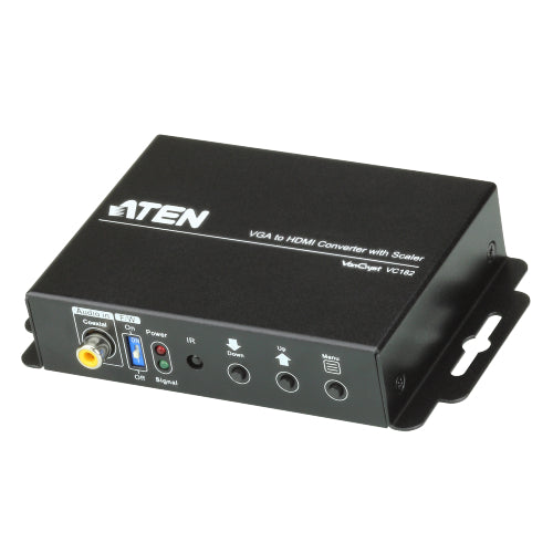 Aten Professional Converter VGA & 3.5mm Audio to HDMI Converter with Scaler - Image 1