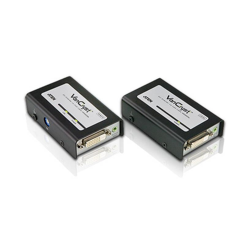 Aten VanCryst DVI Over Cat5 Video Extender with Audio - 1920x1200 or 60m Max (PROJECT) - Image 1