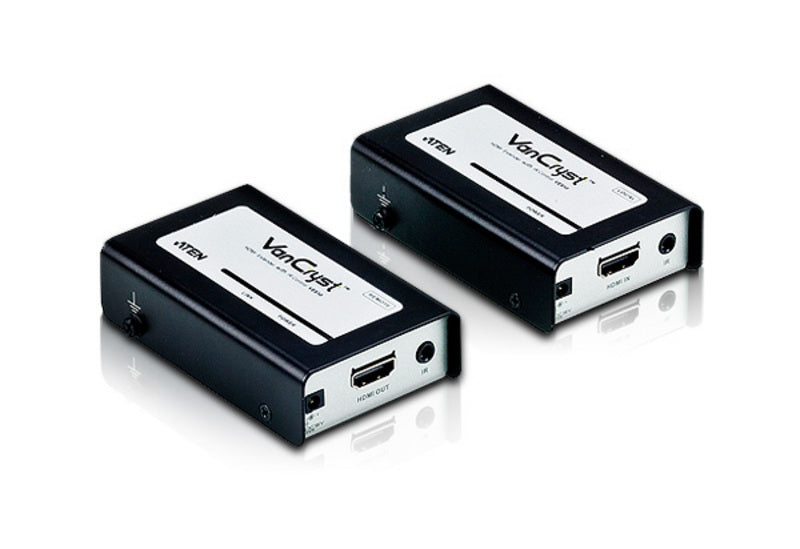 Aten VanCryst HDMI Over Cat5 Video Extender with Audio & IR Control - 1920x1200@60Hz or 60m Max - Image 1
