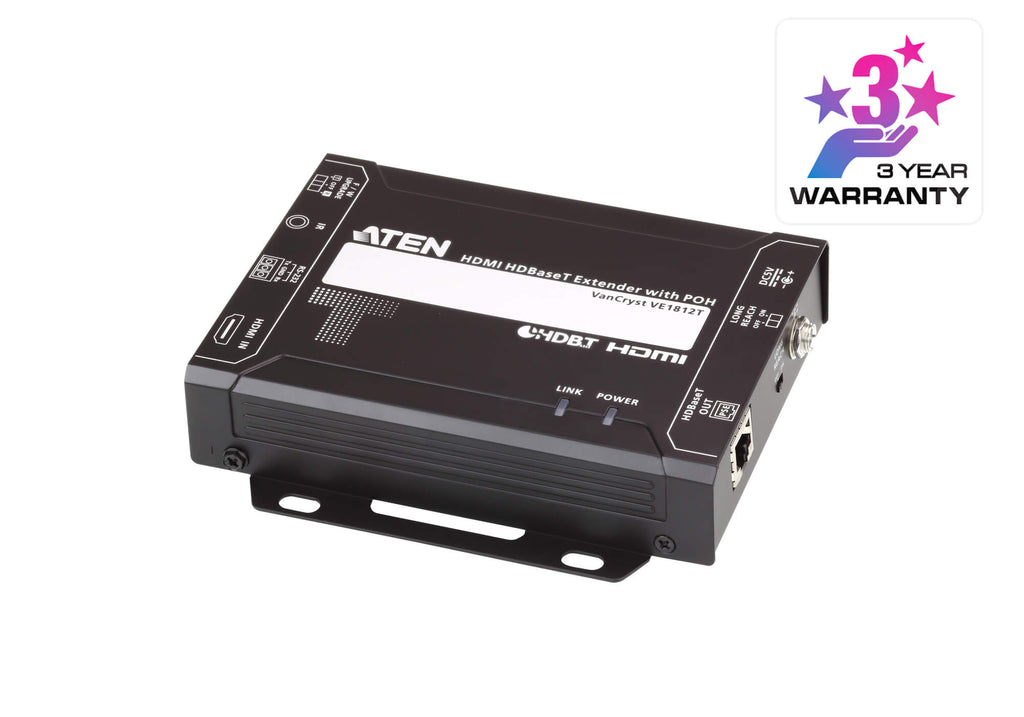 Aten HDMI HDBaseT Transmitter with POH, 1080p@150m with long reach mode, 4K@100m, bi-directional RS232 and IR channel - Image 5