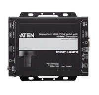 Aten VE3912T 4K DisplayPort / HDMI / VGA Switch with HDBaseT Transmitter, Auto Switch Mode, Mirrored Video Output, PoH - Image 4
