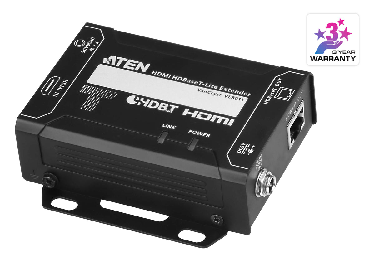 Aten HDMI HDBaseT-Lite Transmitter, supports 1080p @ 70m and 4096 x 2160 @ 30 HZ (4:4:4) @ 40m over Cat 6A - Image 5