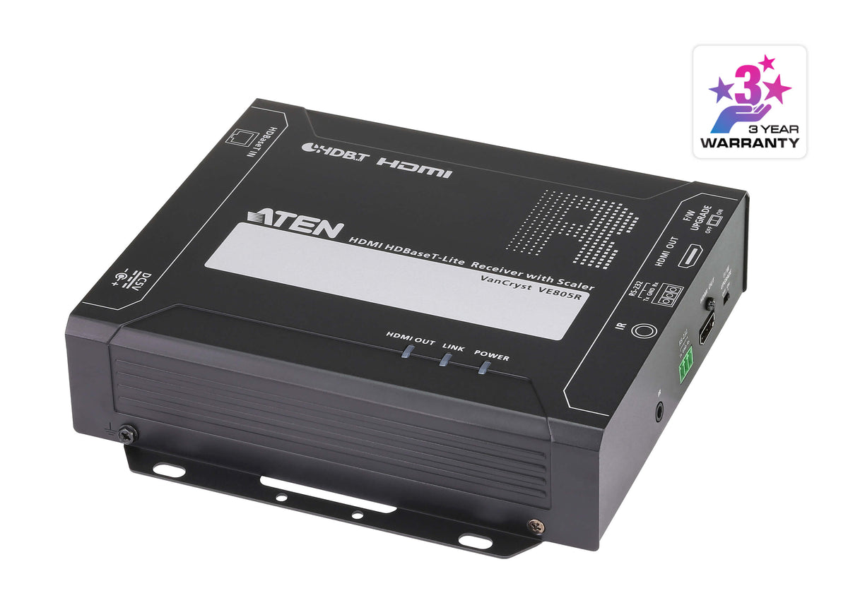 Aten HDMI HDBaseT-Lite Receiver with Scaler, supports up to 1080p @ 70m, with IR and RS232 - Image 5