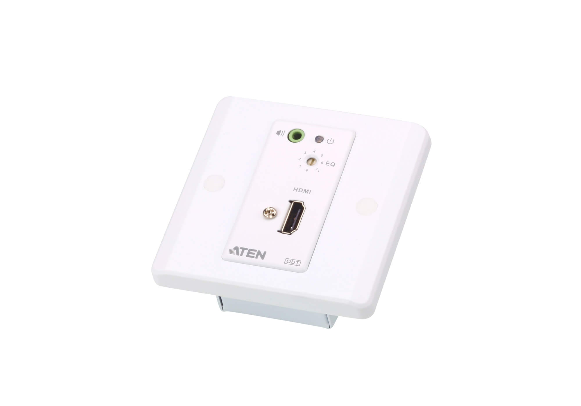 Aten HDMI Over 2 Cat 5 Extender with MK Wall Plate, supports up to 1080p @ 40m, 8-segment equalization adjustment switch - Image 4