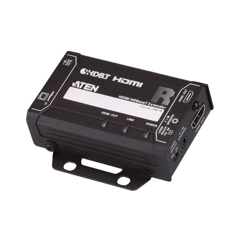 Aten VE811R Small Form HDMI HDBaseT Receiver, supports up to 4K@70m (Cat5e/6) and 100m (Cat 6A), 1080p @ 150m over long reach mode - Image 2